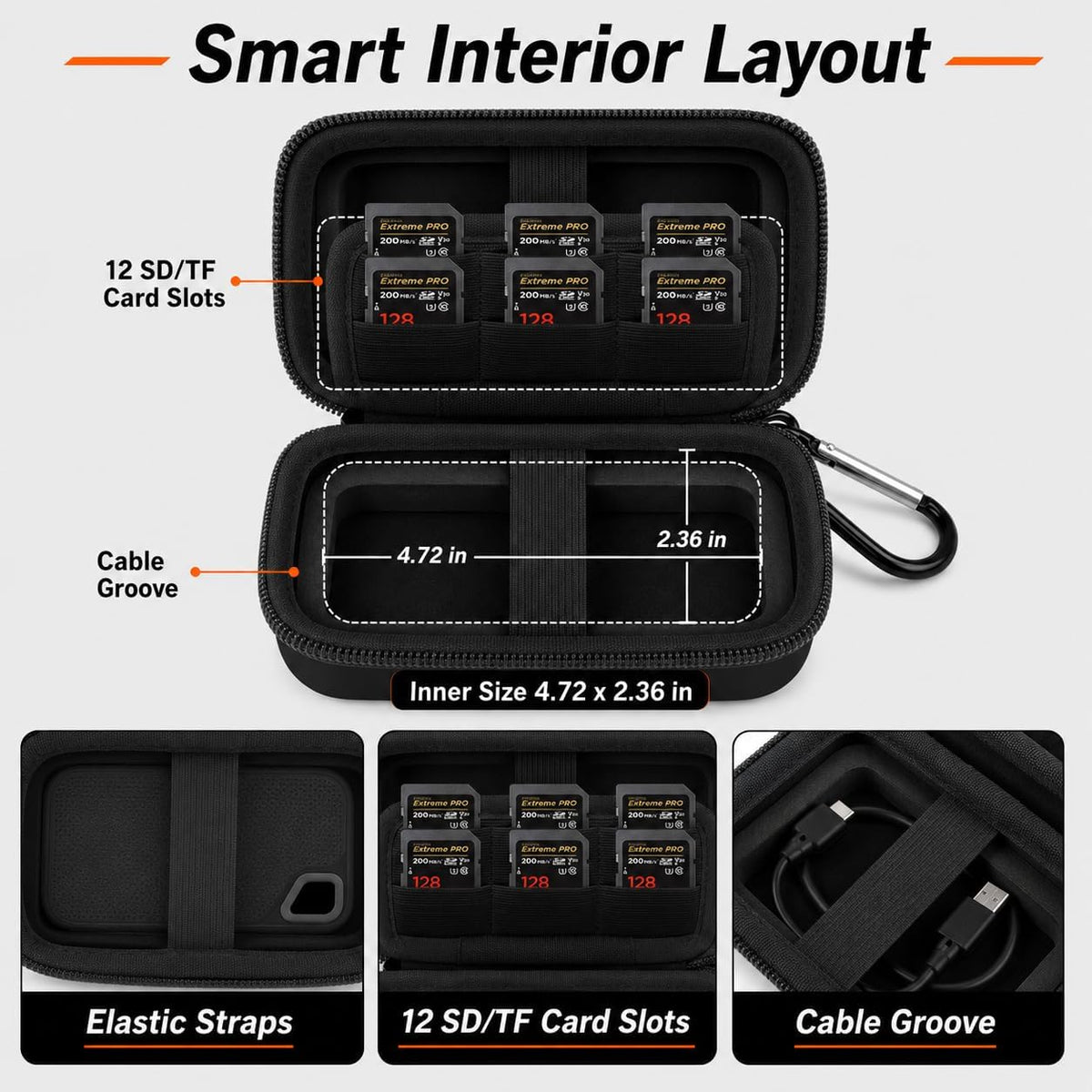 Comecase Dual SSD Case for SanDisk Extreme Portable SSD and Extreme PRO - Image 3