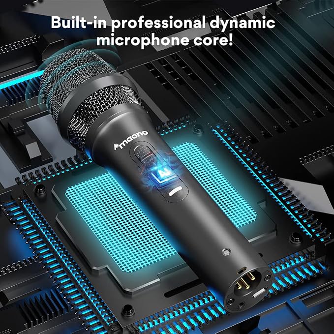 MAONO HD300T USB/XLR Dynamic Podcast Microphone for PC & Audio Interface | Studio Mic with Volume Control, Headphones Jack, Shock Mount, Pop Filter for Vocal Record Streaming Content Creation Singing - Image 6