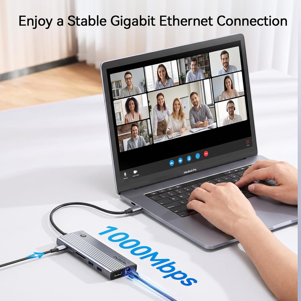 Laptop Docking Station 3 Monitor 4K, 14-in-1 USB C Docking Station - Image 7