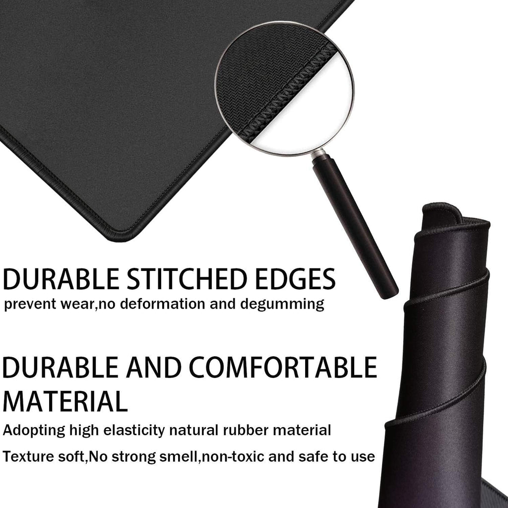 Large Gaming Mouse Pad, Extra Large Big Mouse Pad with Stitched Edge - Image 2