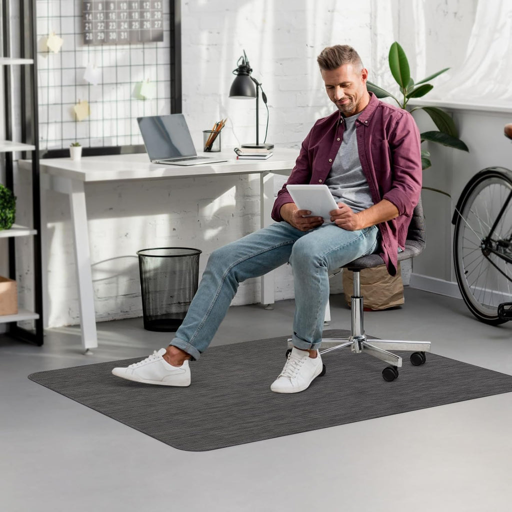 Office Chair Mat for Hardwood Floors, Anti-Slip PVC, 40"x 55" - Image 7