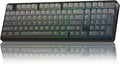 LEOBOG A98 Wireless Mechanical Keyboard, Tri-Mode BT5.0/2.4GHz/USB-C, Creamy Keyboard with Number Pad, Gasket Structure Hot Swappable, PBT Keycaps, RGB Backlit Black Gaming Keyboard with Knob for PC by CORBOBO