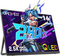UPERFECT 2.5K 240Hz Portable Monitor, 16" 2560x1600 Portable Gaming Monitor | QHD 100% DCI-P3 400 Nits with Kickstand, VESA, Adaptive Sync HDMI 2.1 External Screen for Laptop PC Phone Game Console by UPERFECT