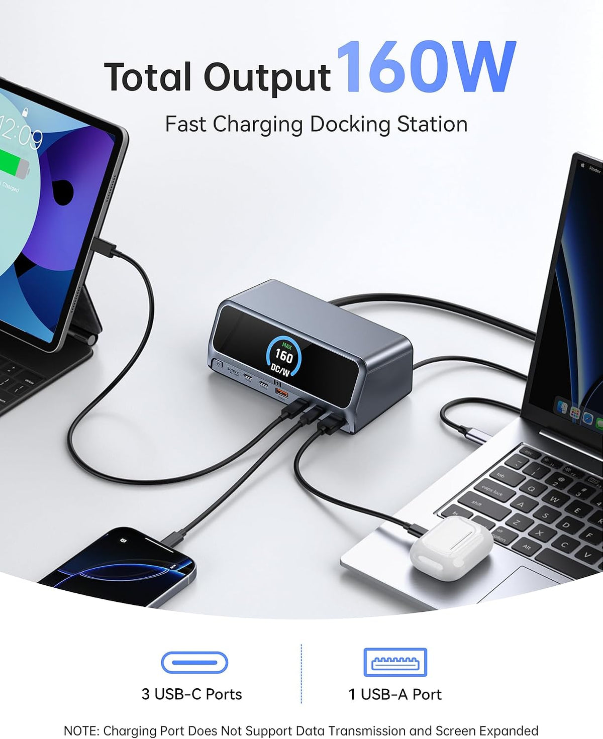 Selore Laptop Docking Station Dual 4K Monitor for MacBook Air/Pro - Image 6