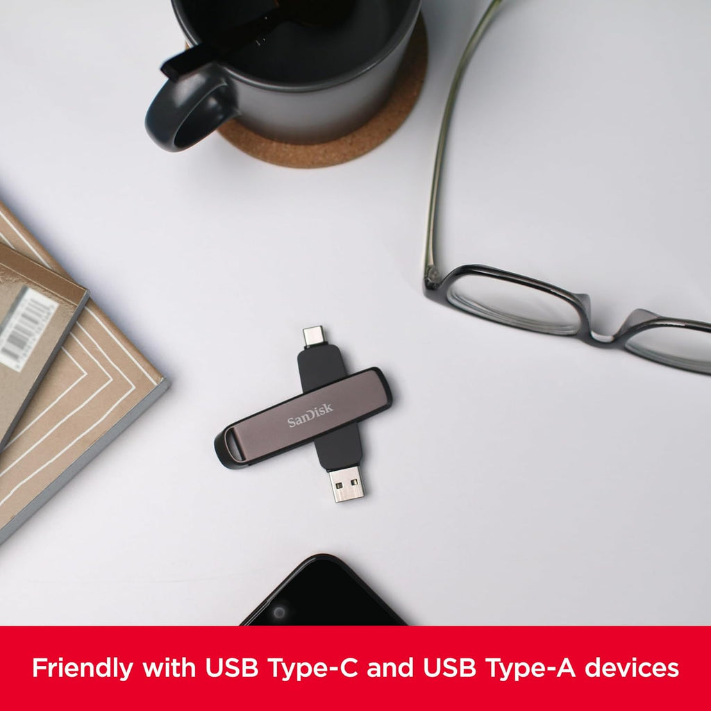 SANDISK 1TB Extreme PRO Dual Drive, USB-C+USB-A, Up to 1000MB/s Read Speeds - Image 7