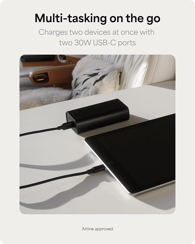 Mophie Powerstation Fast 10,000mAh Power Bank | Faster Charging | 30W, Multi-Device - Image 5