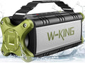Portable Speakers Bluetooth Wireless, 90W Max Loud Outdoor Speaker with Deep Bass, IPX6 Waterproof, Floatable, Custom EQ, 40H, Dual Pairing, Subwoofer *2, TF, Large Speaker for Beach/Garage/Jobsite by W-KING