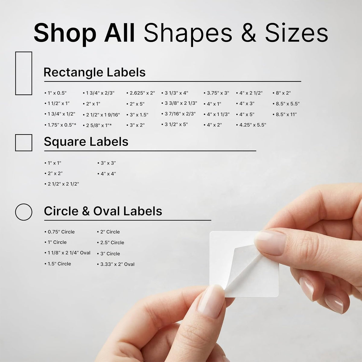 1" X 1" Matte White Printable Labels (30 Sheets, 1890 Stickers) - Image 7