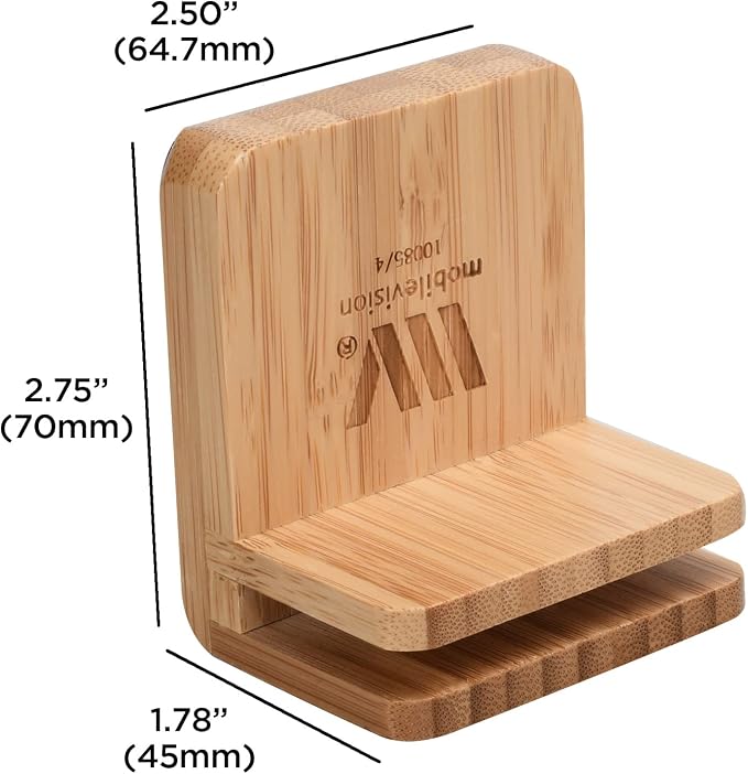 MobileVision Compatible Stand for Apple iWatch Adapter for use with Bamboo Charging Stations and Multi-Device Organizers - Image 4