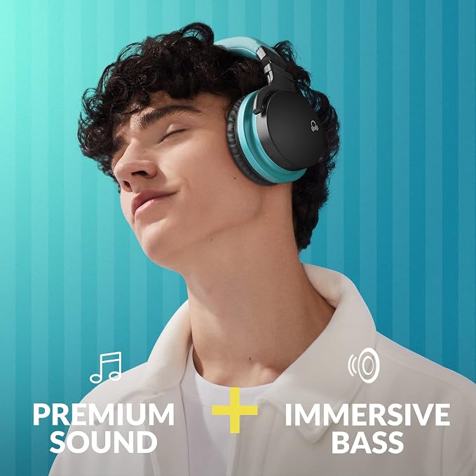 MOVSSOU Million Sold Classic E7 Active Noise Cancelling Headphones | Upgraded HD Sound, Wireless Bluetooth Headphones Over The Ear Unequaled Comfort, Vivid Deep Bass, for Home Office Travel Gift - Image 3