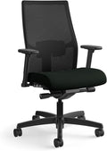 HON Ignition 2.0 Ergonomic Office Chair, Lumbar Support, Desk Chair, Black | Ergonomic office desk chair with lumbar support, adjustable arms, office decor, workstation comfort for focused productivity by HON