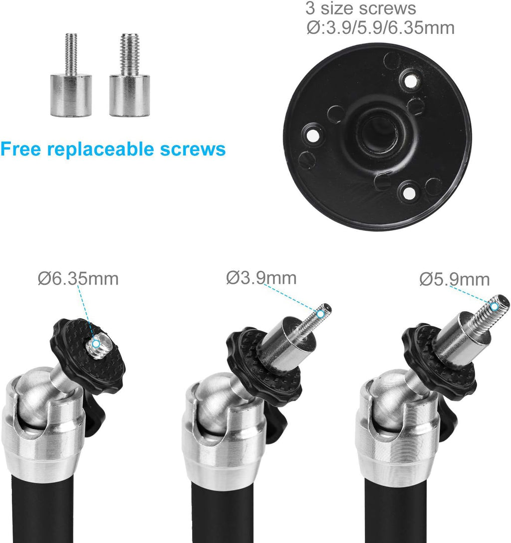 Mini Ceiling Wall Projector Mount Stand 175mm, Black - Image 3
