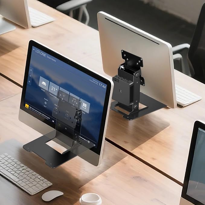 Touch Monitor VESA 75 100 50 and Mini PC VESA 75 Back-to-Back Dual Mount All Metal Stable Leaning Low Profile - Image 6