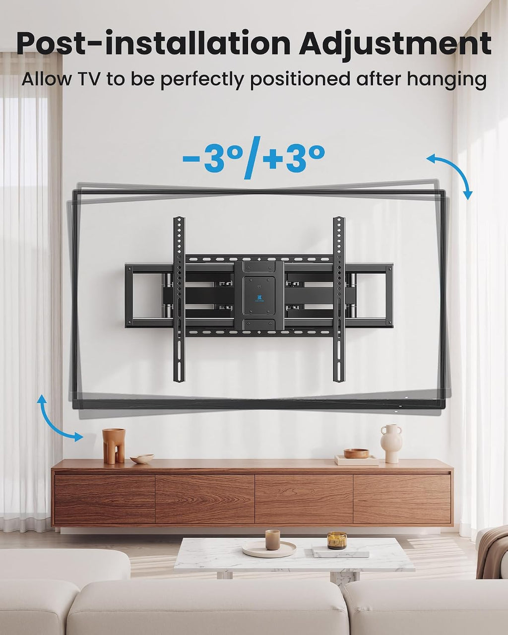 Full Motion TV Wall Mount Bracket for 85 86 90 98 100 120 inch TVs - Image 8