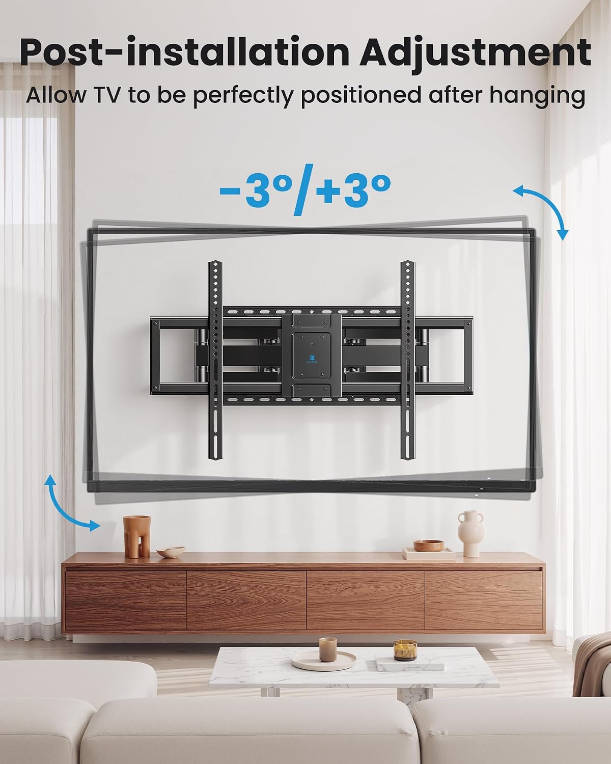 Full Motion TV Wall Mount Bracket for 85 86 90 98 100 120 inch TVs - Image 8
