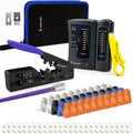 VCELINK RJ45 Crimp Tool Kit, All-in-One Network Solution, Complete with Bag by VCELINK