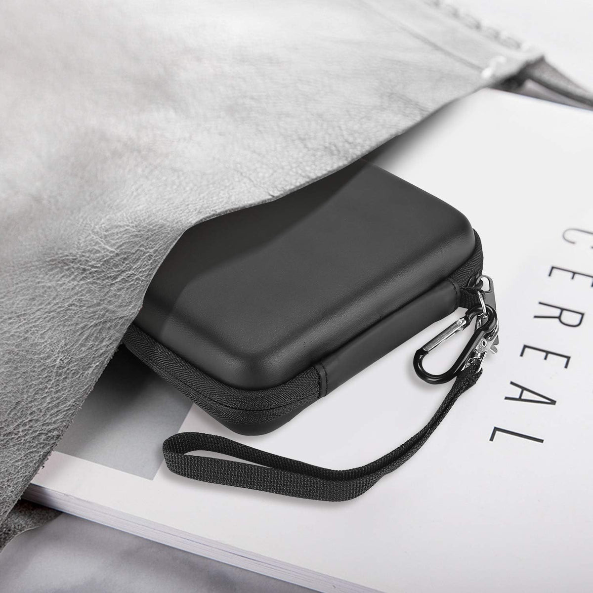 ProCase External Hard Drive Travel Case for 2.5" HDD/SSD -Black - Image 7