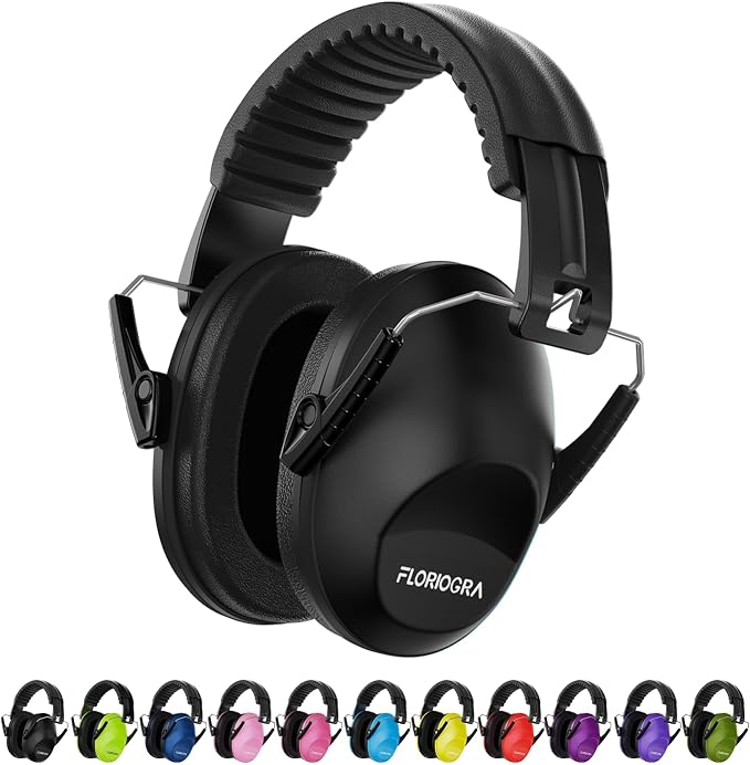 Floriogra Noise Cancelling Headphones for Kids/Toddler 28dB SNR Ear Muffs | Kids Ear Protection Noise Reduction Earmuffs for Children, Hearing Protection for Monster Jam, Concerts, Fireworks, Autism by Floriogra