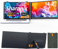 14.2" Laptop Screen Extender, 1.3lbs Ultra-Light Laptop Monitor Extender Dual Screen with 1080P FHD IPS, USB-C/HDMI Plug n Play Portable Monitor for Laptops 13-17" (Win/Mac/Chrome/Android) by Sharanix