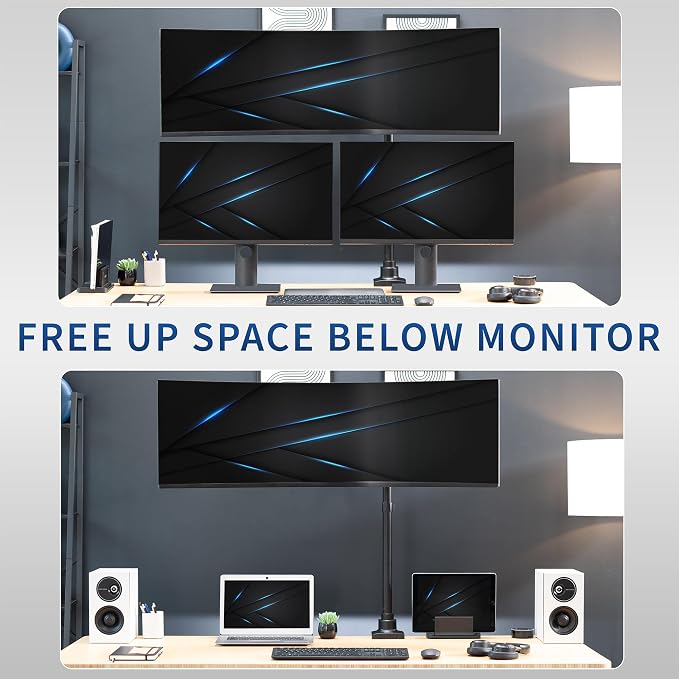 VIVO Single Monitor Desk Mount, Fully Adjustable Stand - Image 4