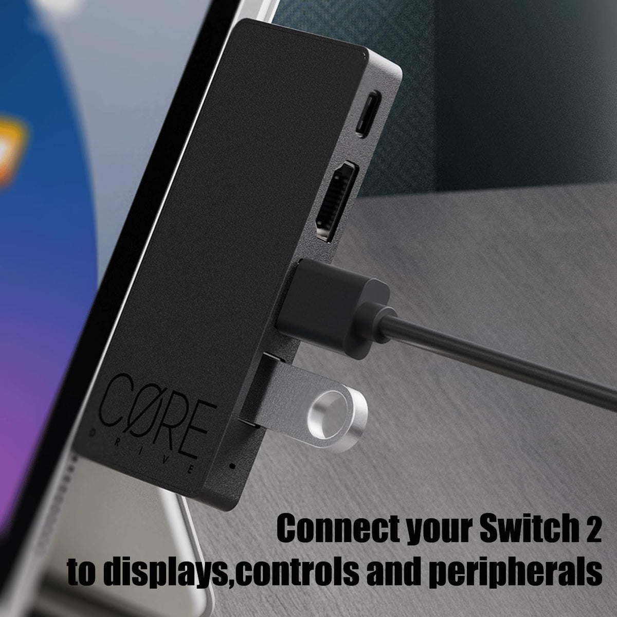 by Skull & Co. Jumpgate Pro: Portable Dock Station with Detachable USB Hub Adapter for Switch 2(2025) /Switch OLED (2021)/Switch (2017) and Macbook, HDMI2.1, 8k@30Hz or 4K@120Hz, USB3.0 Port - Image 6