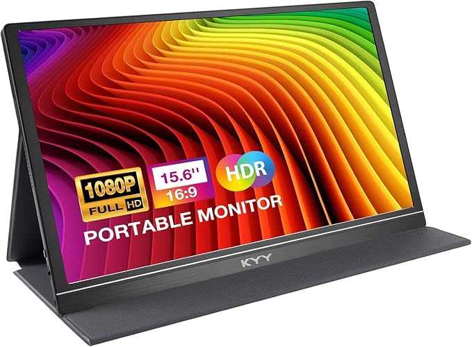 KYY Portable Monitor 15.6'' FHD 1080P Portable Laptop Monitor USB C HDMI Gaming Monitor by KYYTechBringYourLifeMoreConvenientandBrilliant