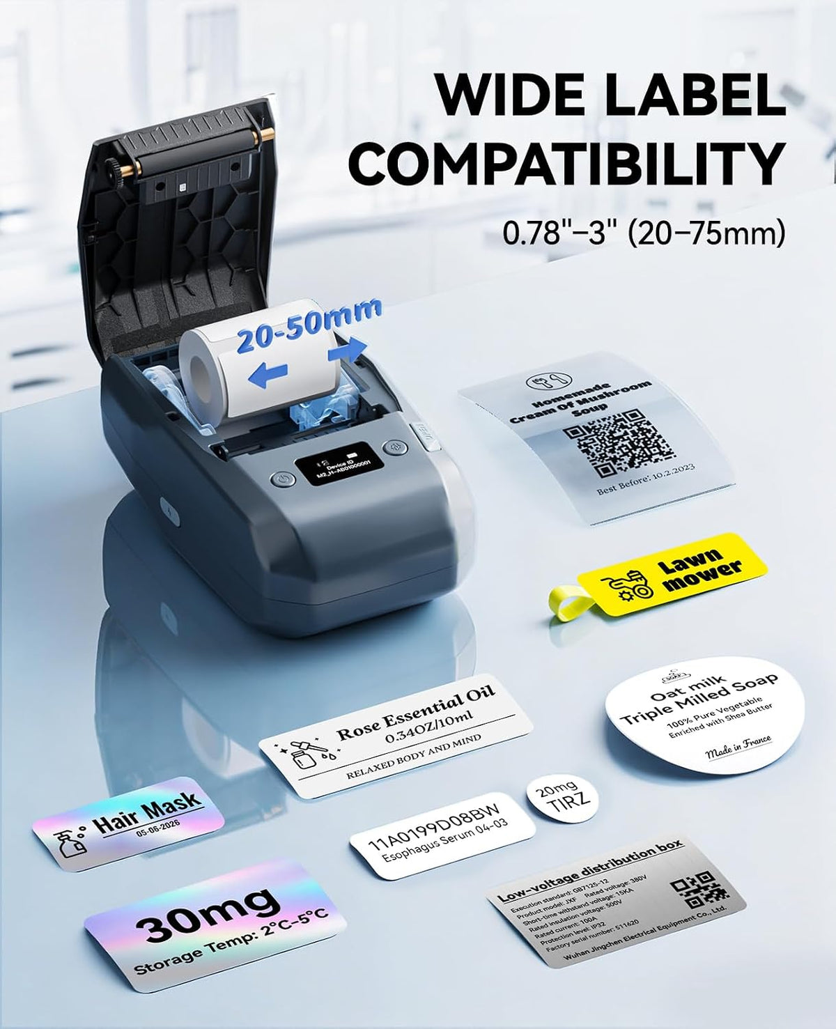 NIIMBOT M2 Bluetooth Thermal Transfer Sticker Printer Support Color Ribbon - Image 4