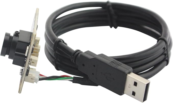 ELP H.264 1080P USB Camera Module with Microphone 2.1mm Wide Angle Webcam | FHD PC Camera for Computer & Laptop, UVC USB2.0 Lightburn Camera for Laser, Home Security, Embedded Machine Vision, Robotics - Image 2