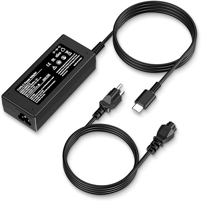Universal 65W USB C Laptop Charger Compatible with Lenovo,HP, Dell, Acer, Asus, Samsung, Google and More, for Office, School, and Family by Unknown