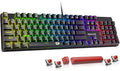 Redragon Mechanical Gaming Keyboard Wired, 11 Programmable Backlit Modes, Hot-Swappable Red Switch, Anti-Ghosting, Double-Shot PBT Keycaps, Light Up Keyboard for PC Mac by REDRAGON