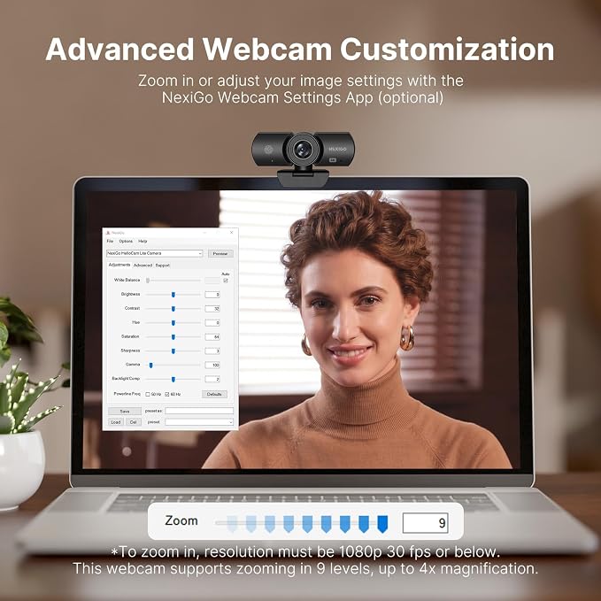 NexiGo Webcam 1080p 2K 4K Variation (Webcam with Auto Cover) - Image 9