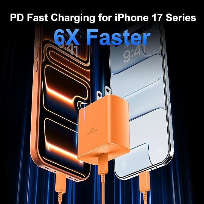 45W USB C Super Fast Charger Type C Charger Fast Charging Android Phone Charger Block with 10FT Type C Charging Cable for Samsung Galaxy S26 Ultra/S26/S26+/S25/S25 Ultra/S25+/S24 Ultra/S23 Ultra/S22 - Image 3