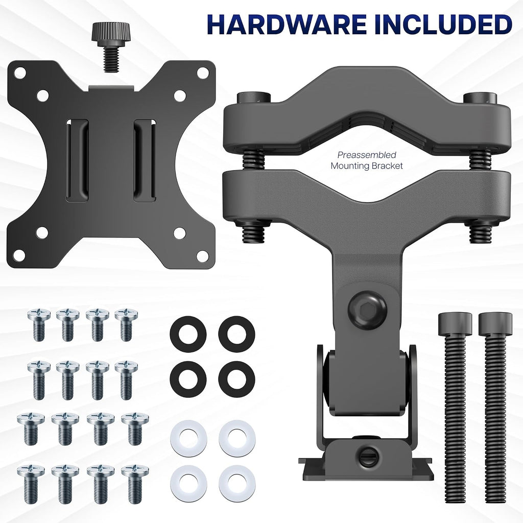 VIVO Black Pole Bracket Monitor Mount for 17-32 in Screen, MOUNT-POLE01 - Image 9