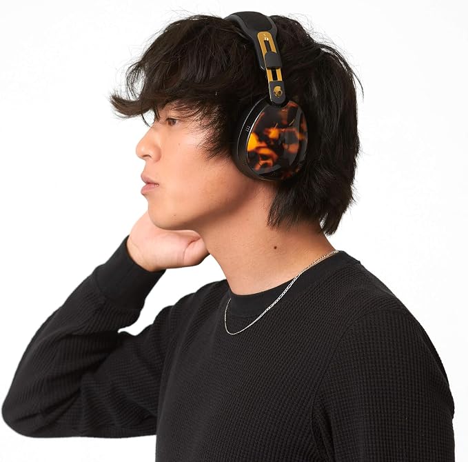 Skullcandy Aviator 900 ANC Noise Canceling Wireless Headphones - Tortoise | Bluetooth, THX Spatial Audio with Head Tracking, Premium Adaptive Noise Cancellation, 60 Hours Battery, Microphone, Travel - Image 5