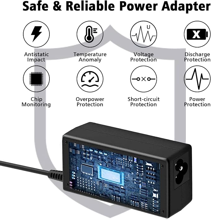 LHYSFIY 65W AC Laptop Charger Compatible with Dell Inspiron 15-3000 15-5000 15-7000 17-3000 17-5000 17-7000 13-5000 13-7000 11-3000 2 in 1 Series 3558 3181 5558 5559 5567 5100 5535 Adapter Power Cord - Image 6