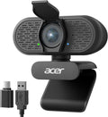 Acer A640 4K Webcam with AI Noise Canceling Mic for Streaming Meetings | Sony 1/2.8" Sensor, PDAF Autofocus, 2K 1080P/60fps, A to C Adapter, Computer Camera for switch 2 Camera Teams Zoom Facetime by Unknown