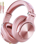 OneOdio A70 Bluetooth Over-Ear Headphones, Hi-Res Wired DJ Studio - RG | Wireless over-ear headphones with 72H playtime, 3.5mm/6.35mm wired jacks for studio monitoring, mixing, guitar, amp and PC by OneOdio