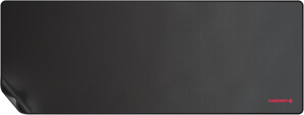 Cherry MP 2000, Premium Mouse Pad in XXL (31.50" x 13.78" x 0.20"), Smooth Fabric Surface for Precision, Sewn Edges, Non-Slip Bottom, Rollable, Comfortable, Black by Cherry