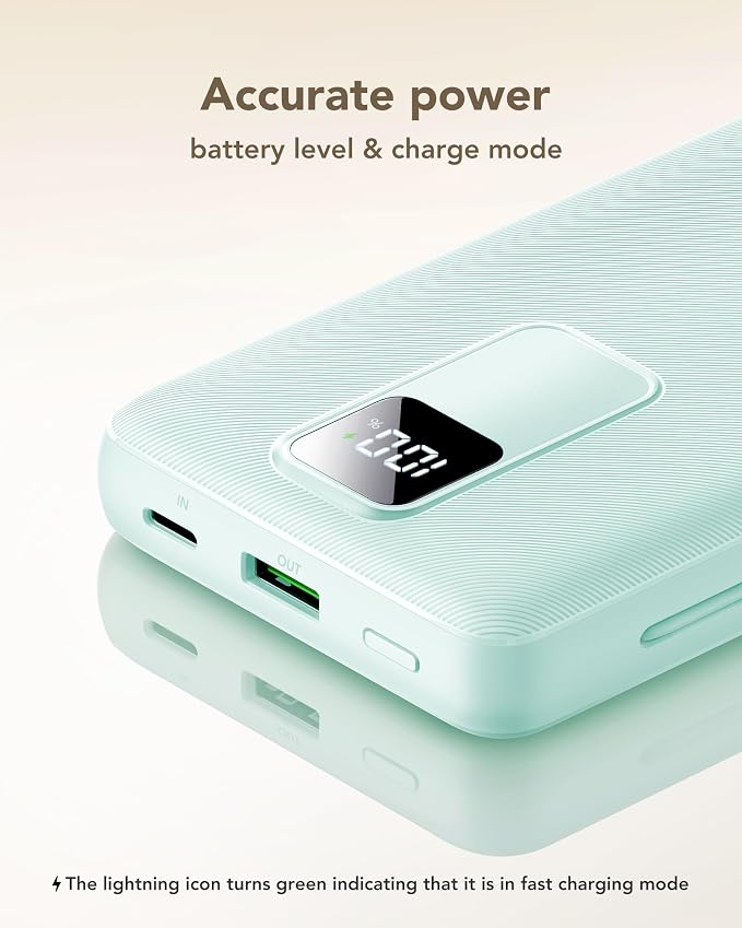 charmast 20000mAh Portable Charger with Built-in Cables and AC Wall Plug | 20W Fast Charging Power Bank, Power 3 Devices at Once, Family Travel Essential Battery Pack for iPhone, Samsung, Android - Image 9