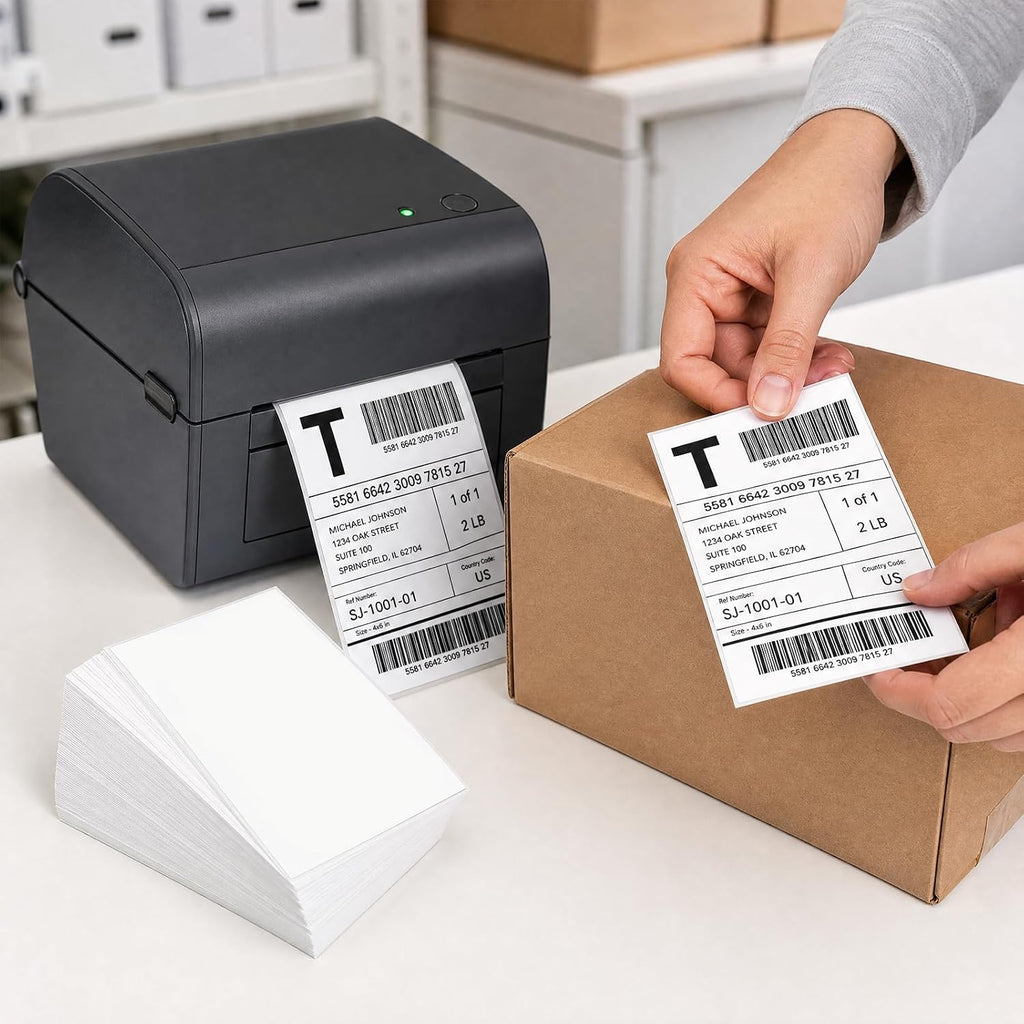 4x6 Direct Thermal Shipping Labels, Compatible with Thermal Printers, for Shipping, Mailing, Small Business (200) - Image 6