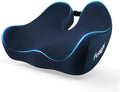 Seat Cushion - Memory Foam Ergonomic Seat Cushion -for Long Sitting | Seat Cushion for Tailbone Pain Relief - for Desk Chair, Car& Wheelchair Car Seat Pad for Hip and Lower Back Comfort Blue by Feagar
