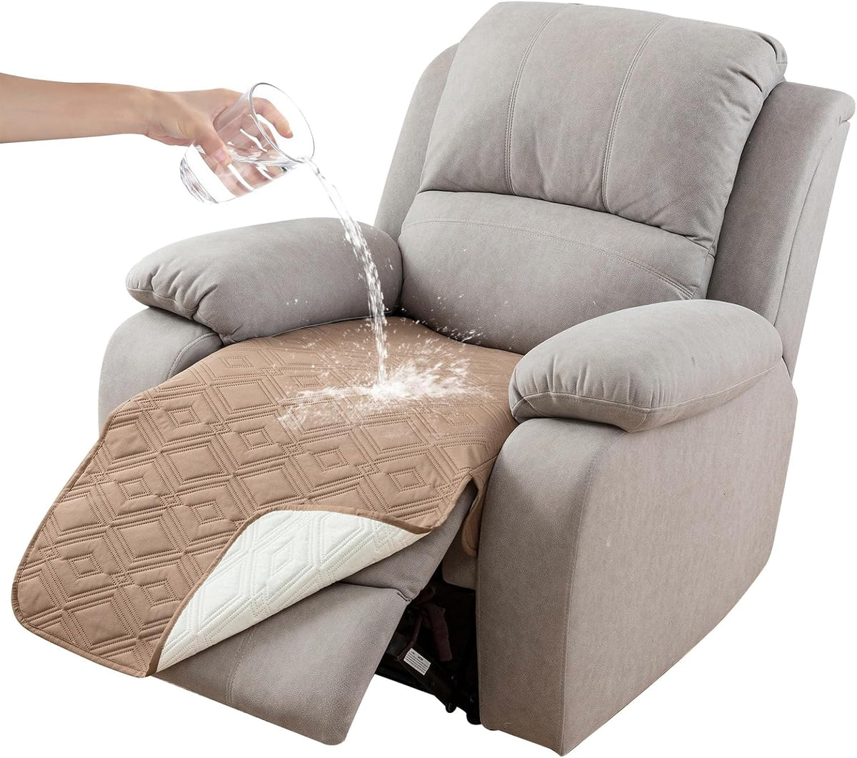 Waterproof Recliner Chair Cover for Pets Non Slip Washable Sofa Protector by Genina