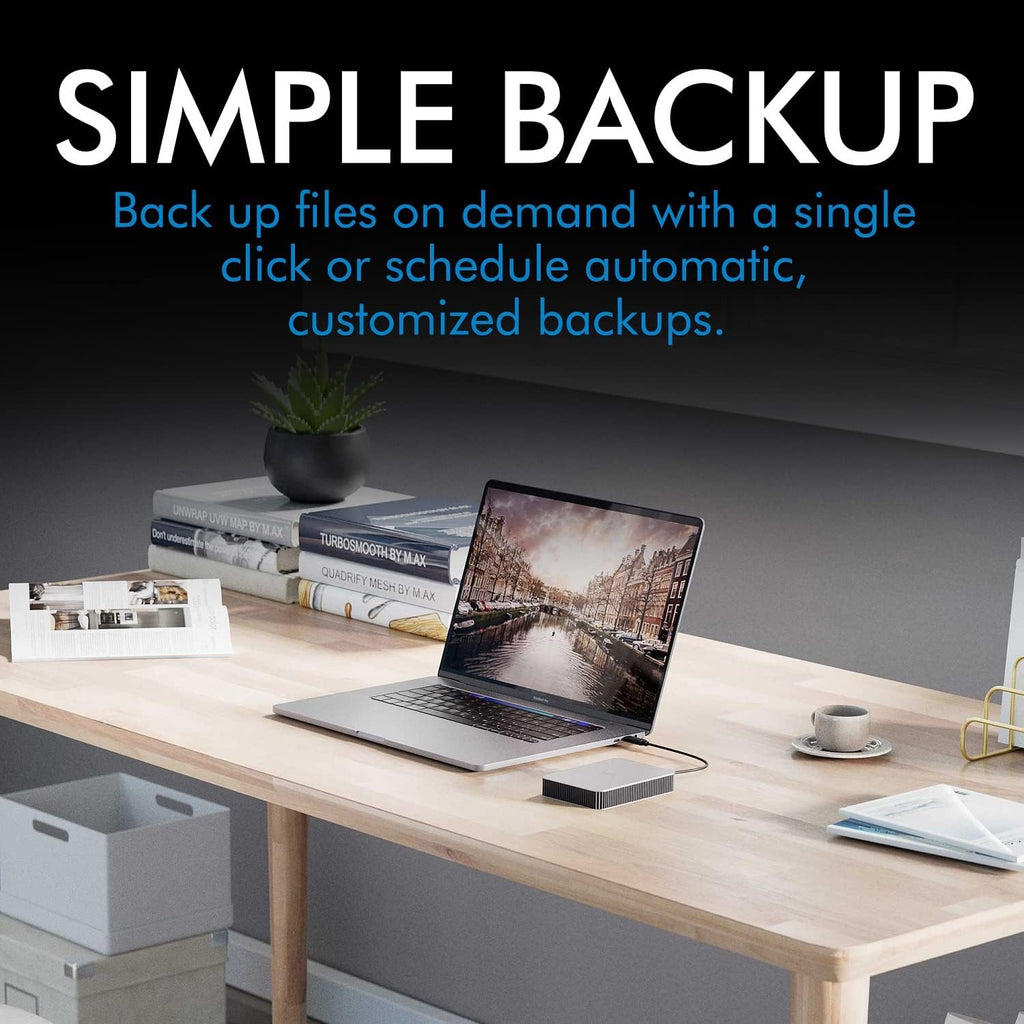 LaCie Mobile Drive 4TB External Hard Drive Portable HDD, USB-C 3.2, for PC and Mac, with Adobe All Apps Plan and Rescue Services, Moon Silver - Image 7