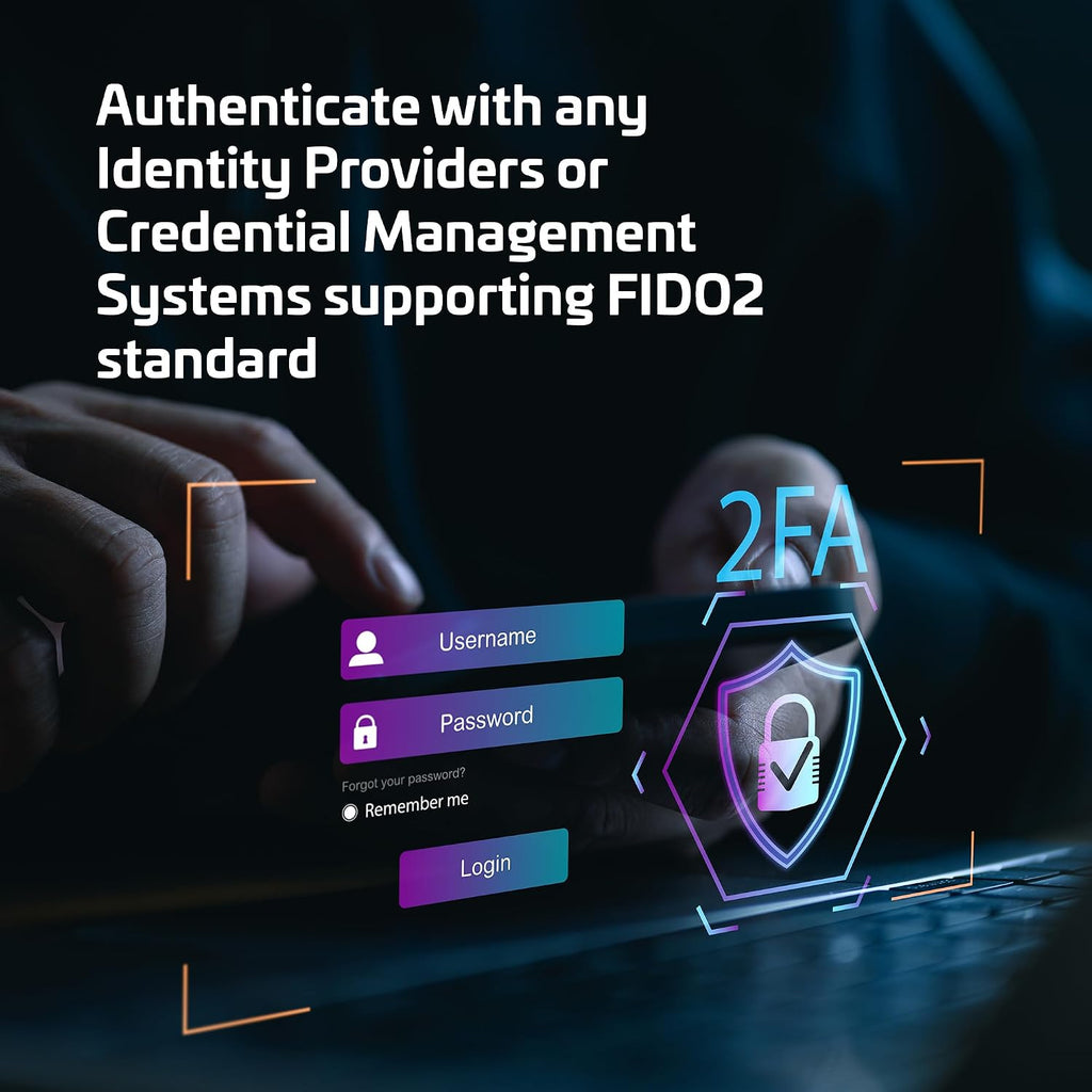 Thales - SafeNet eToken FIDO - FIDO2 Certified Security Key - Passwordless Phishing-Resistant Authentication for Web Apps, Devices & Desktops - USB-C - Pack of 1 - Image 6