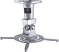 AMER Projector Mount - Universal Ceiling Bracket LCD DLP Tilt 360° Swivel 30lbs (Silver) by AMER MOUNTS