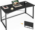 Huuger Folding Desk for Small Spaces, 39.4 Inch Foldable Computer Table | Easy Assembly, Small Writing Work Office Computer Desk, for Home Office, Study, Bedroom, Dorm, Space Saving, Black by Huuger