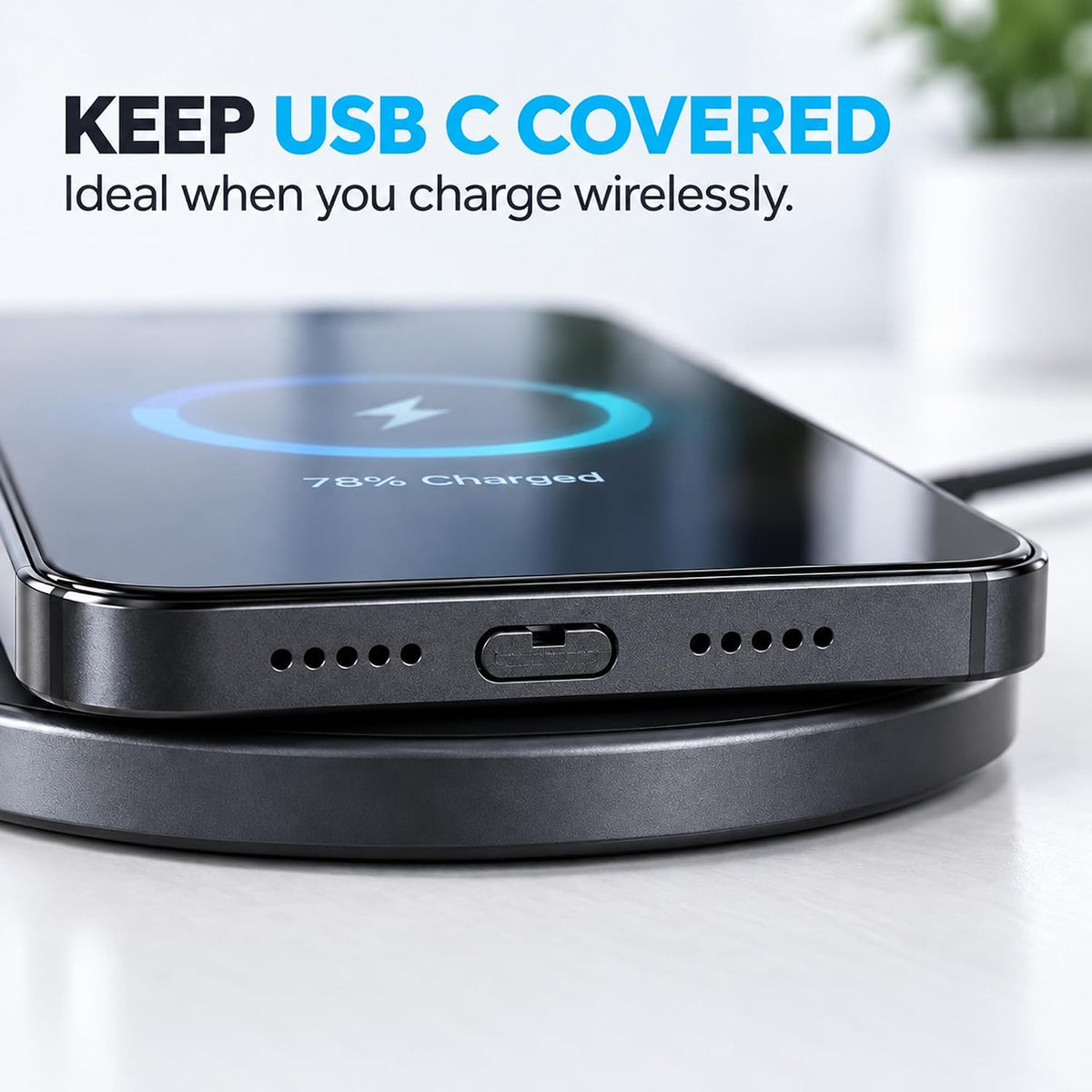 USB-C Port Blockers 25 Pack with 2 Keys, Secure Fit and Easy Removal, Black - Image 7