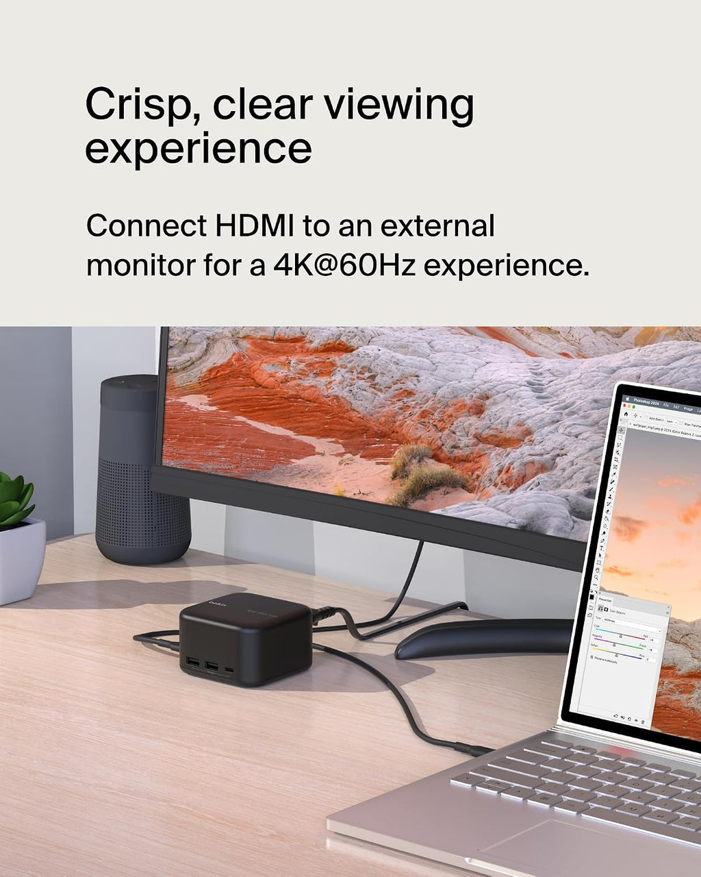 Belkin USB-C Docking Station 6 in 1 Core GaN - Image 5