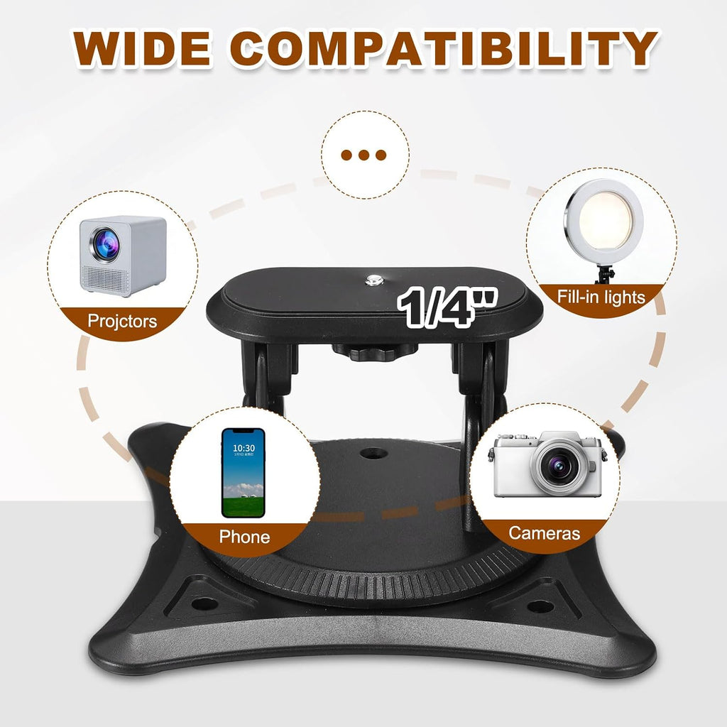 MECCANIXITY 3-in-1 Table/Wall/Ceiling Projector Stand Black 100mm/3.94" (L) - Image 5