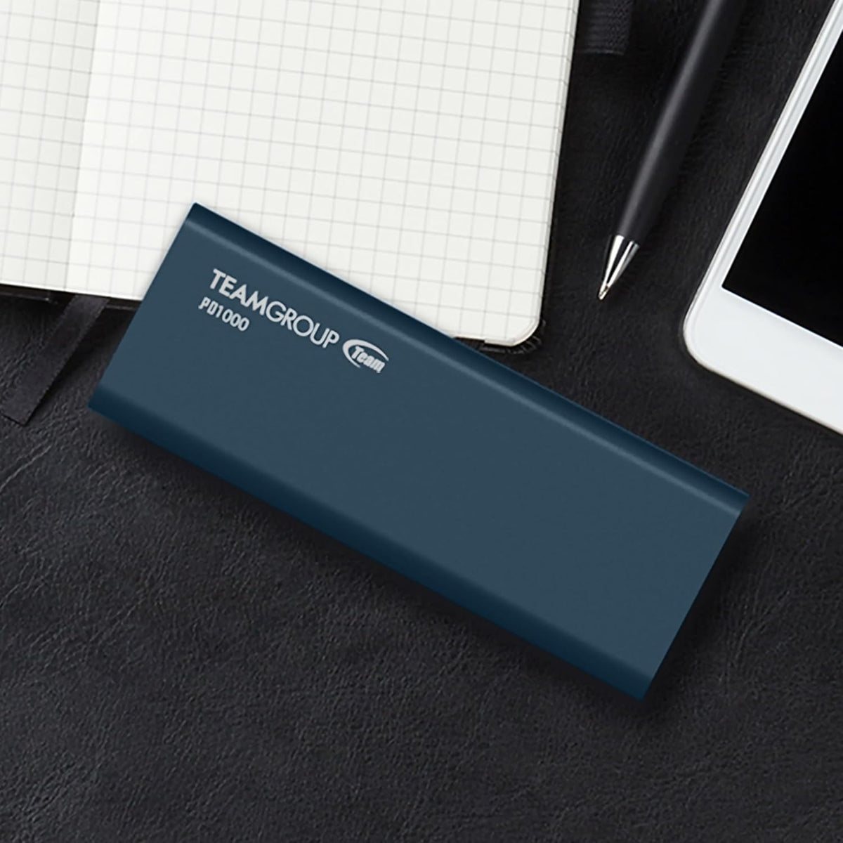 TEAMGROUP PD1000 1TB Aluminum Portable External Solid State Drive SSD, Read up to 1000MB/s, USB-C, USB A 3.2 Gen 2, Waterproof, Dustproof (IP68), Shockproof, Pressure Resistant T8FED6001T0C108 - Image 4